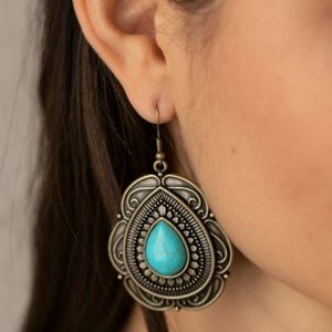 Southwestern Soul Brass Earrings